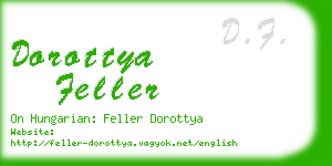 dorottya feller business card